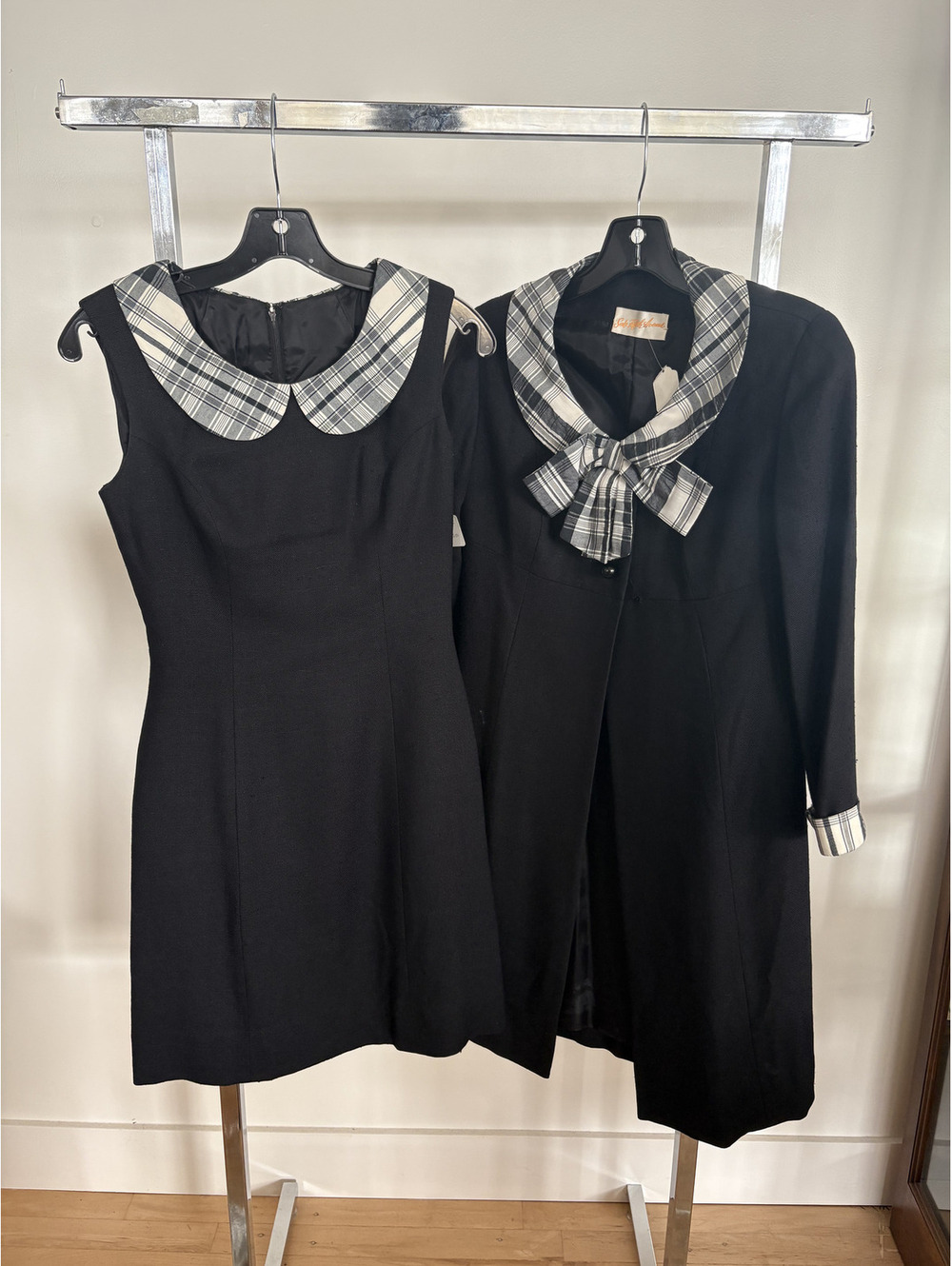 Saks Fifth Avenue Sleeveless Dress and Matching Jacket Set, XS
